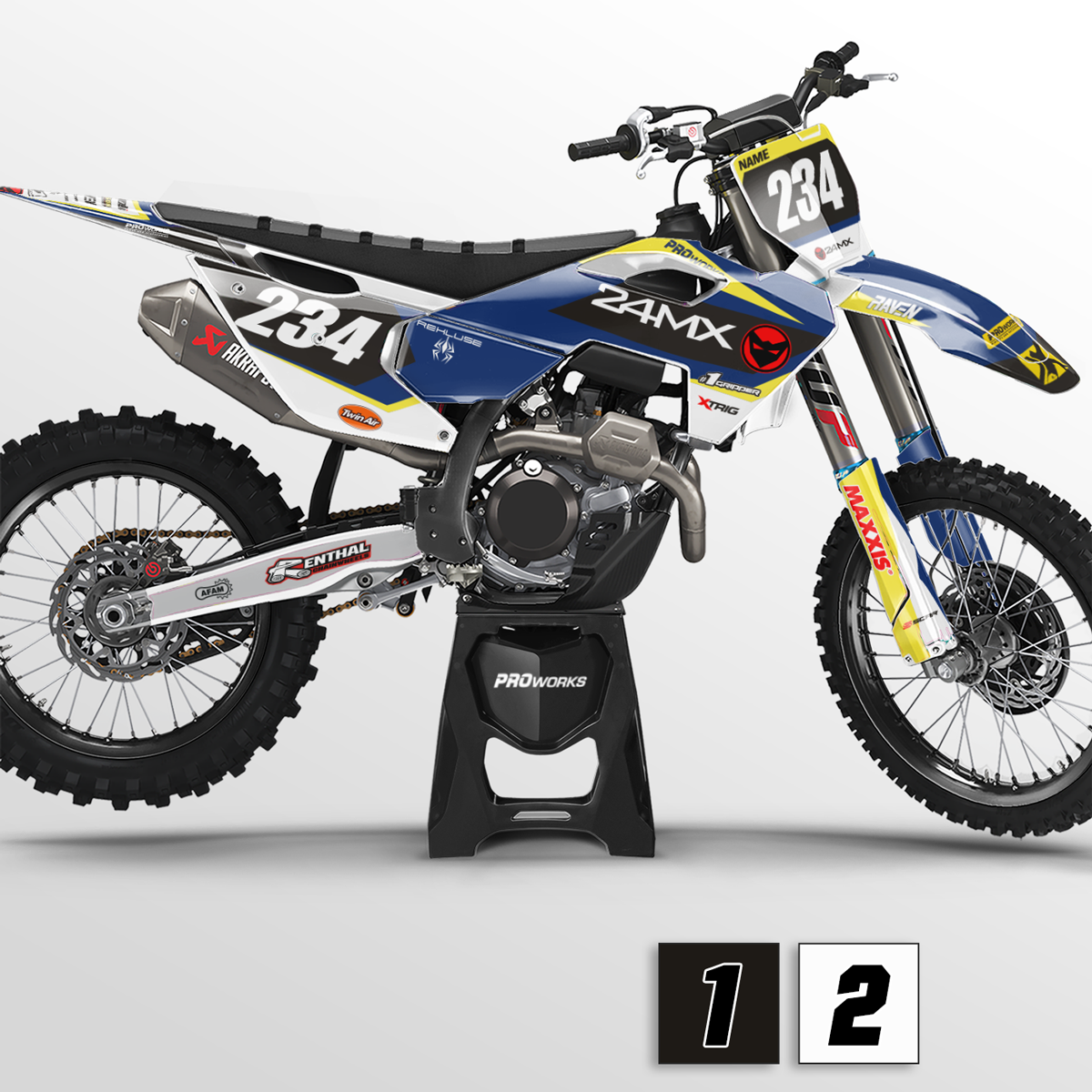 Stickerset Husqvarna Competition