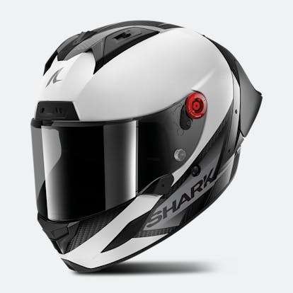 Casco Integral Shark Aeron Gp Blanco Negro Ahora con un 10 de descuento 24MX