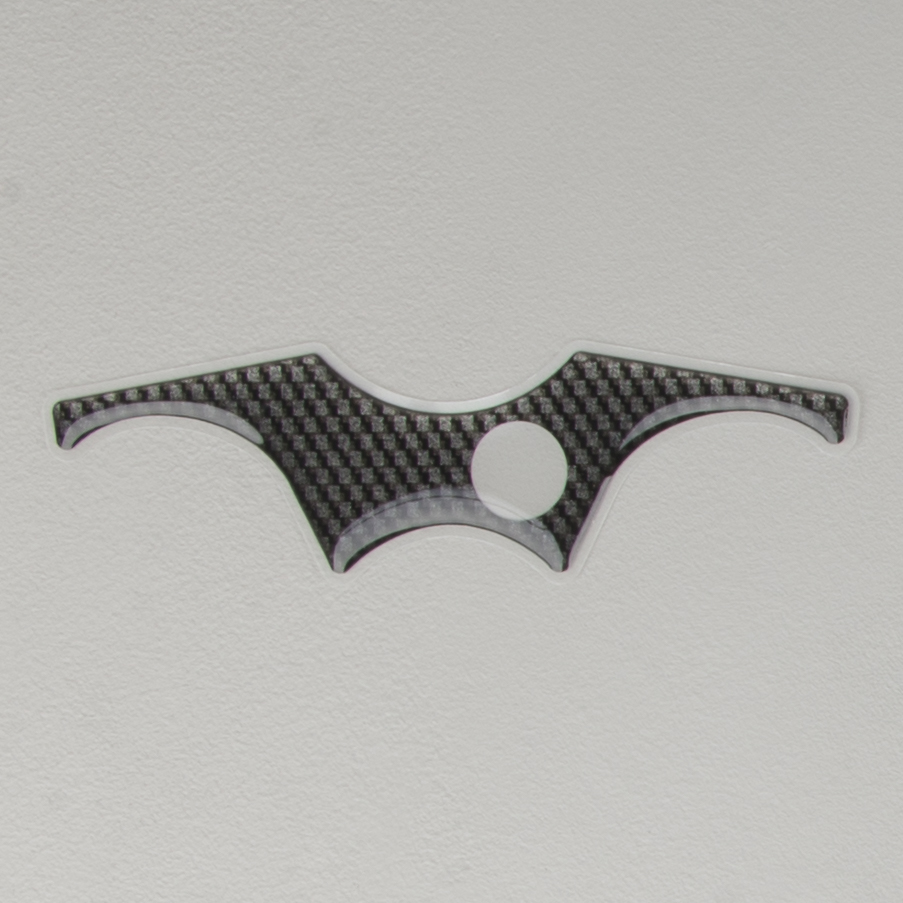 OneDesign Triple Clamp Decal Carbon