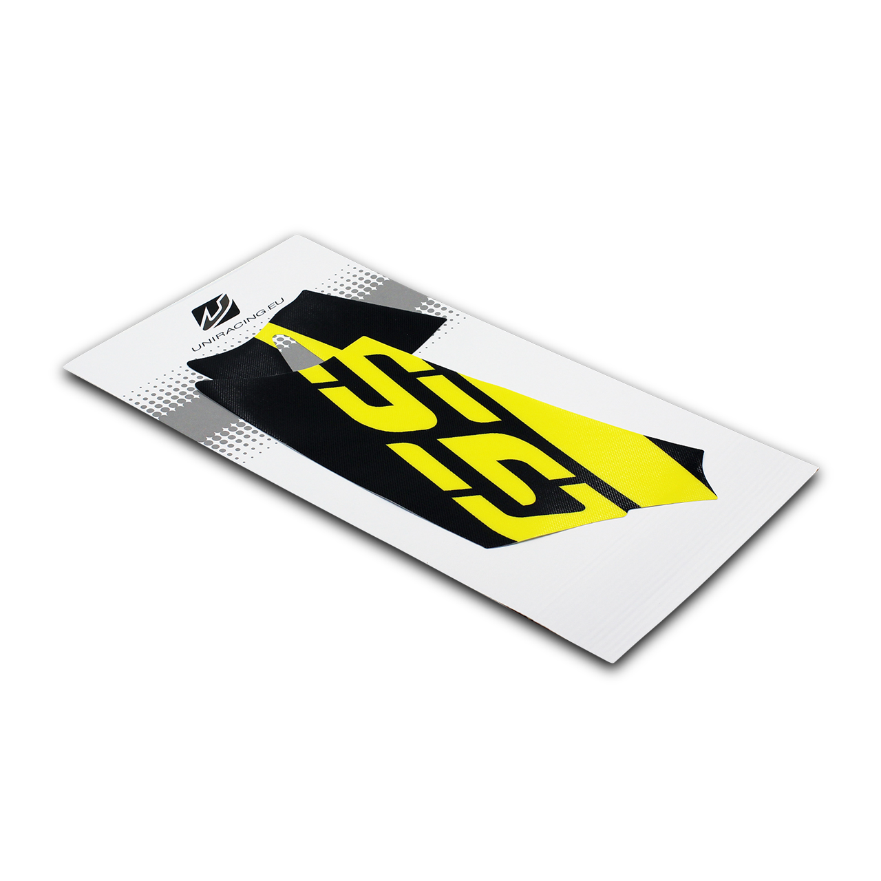 Kit de Adhesivo y Protección Uniracing para Basculante Amarillo