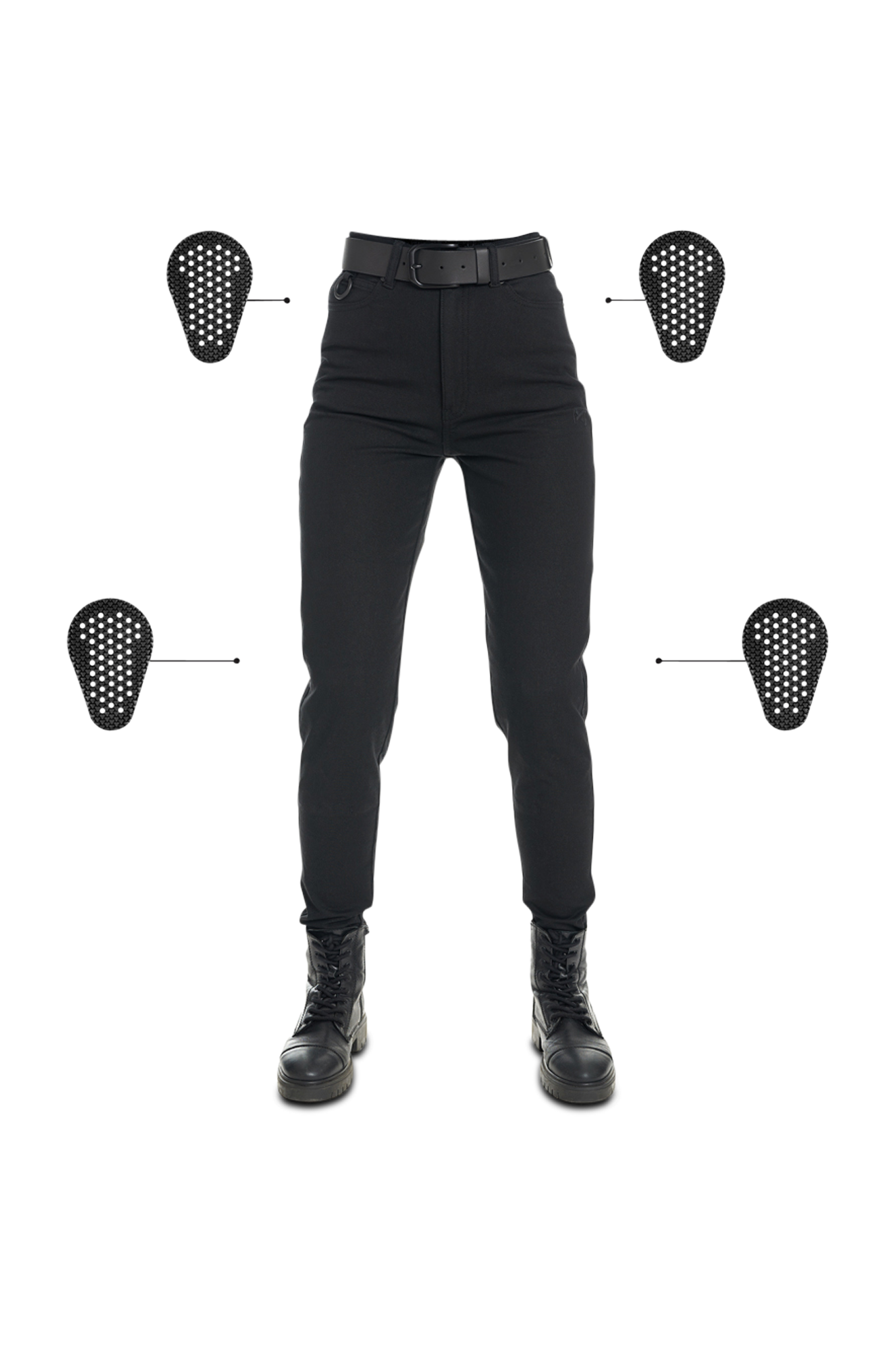 Pando Moto Kaya Slim MC Jeans Women