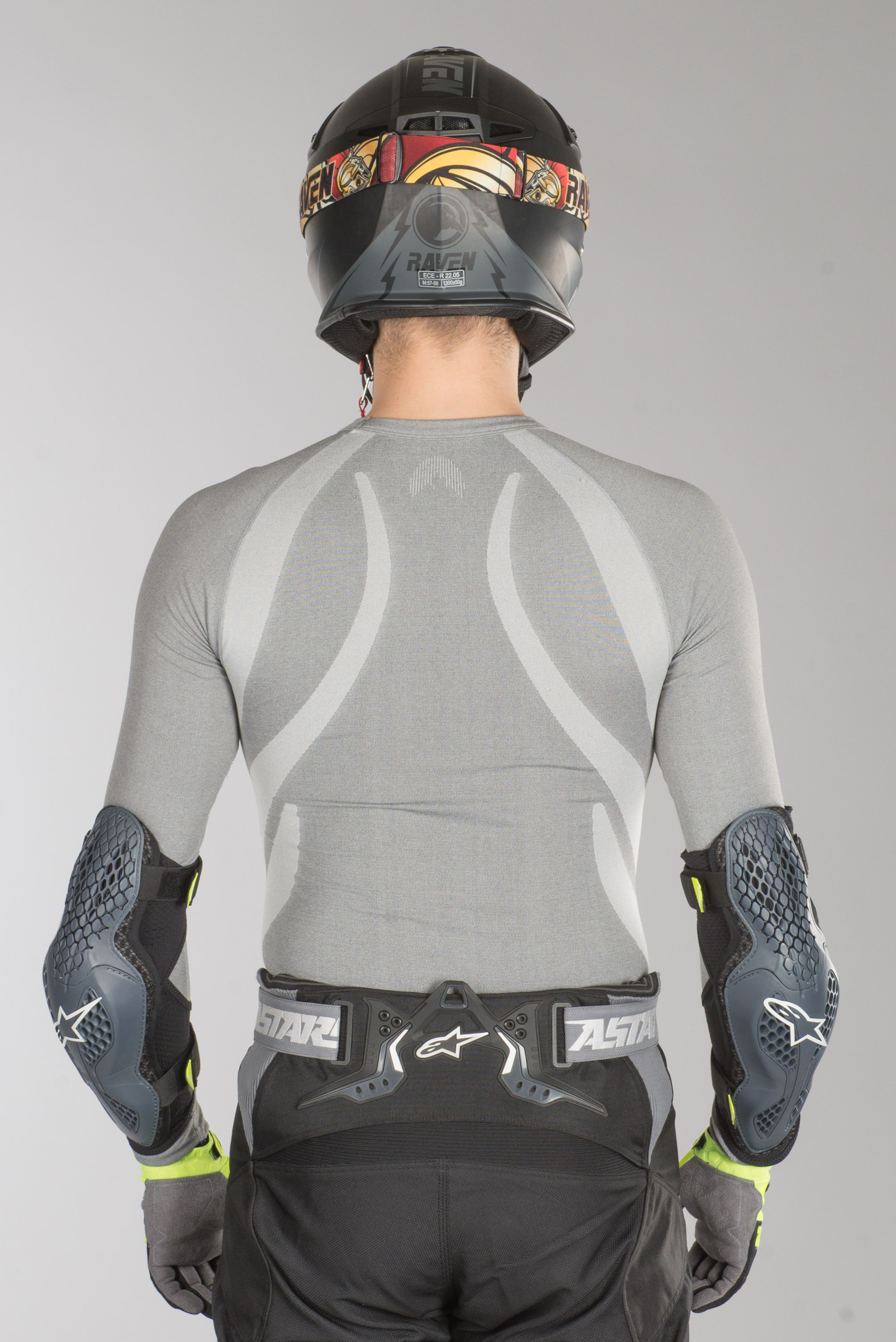 Protecție Pentru Cot Alpinestars Sequence Antracit-Galben Fluo