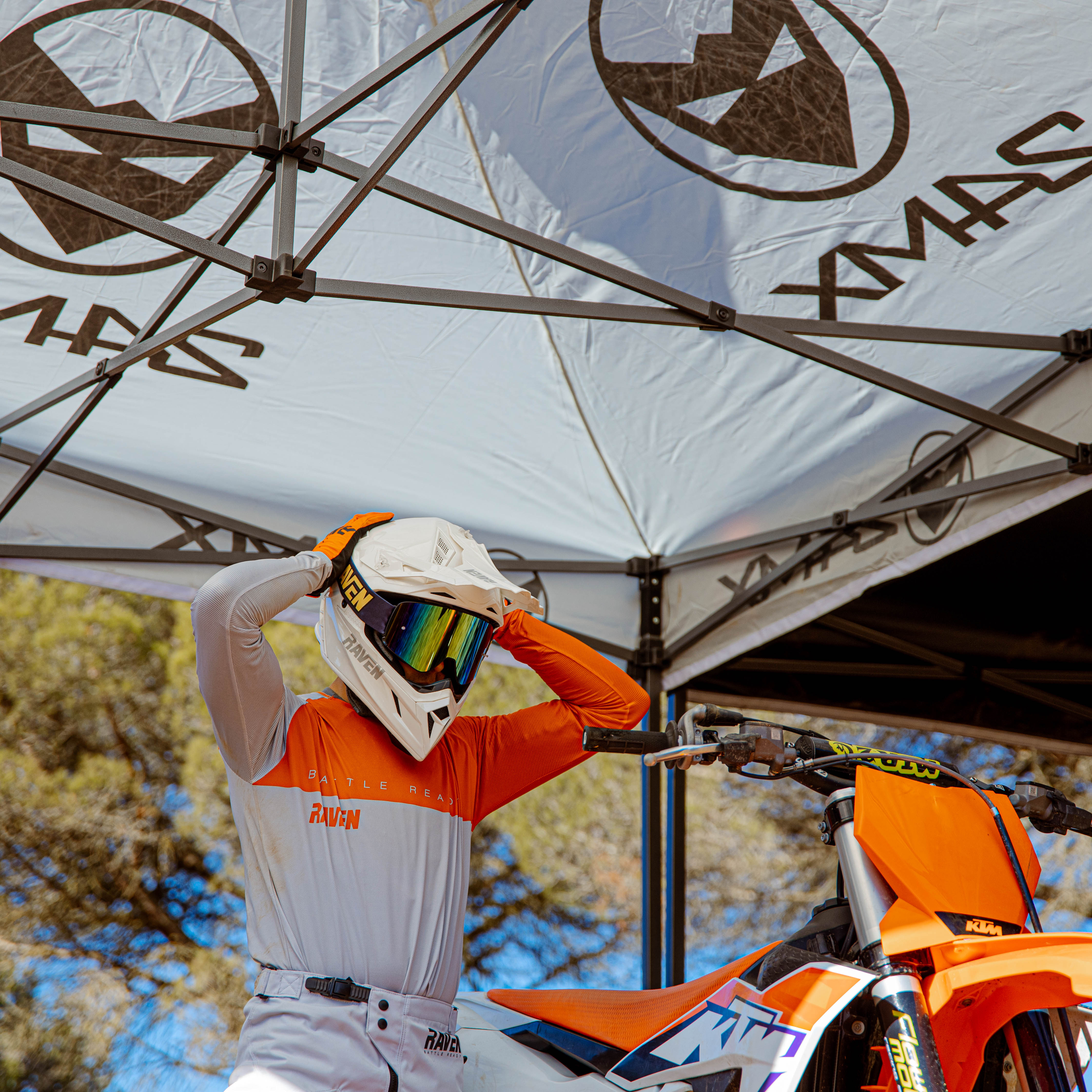 Easy-Up Racetent met Wanden 24MX Grijs