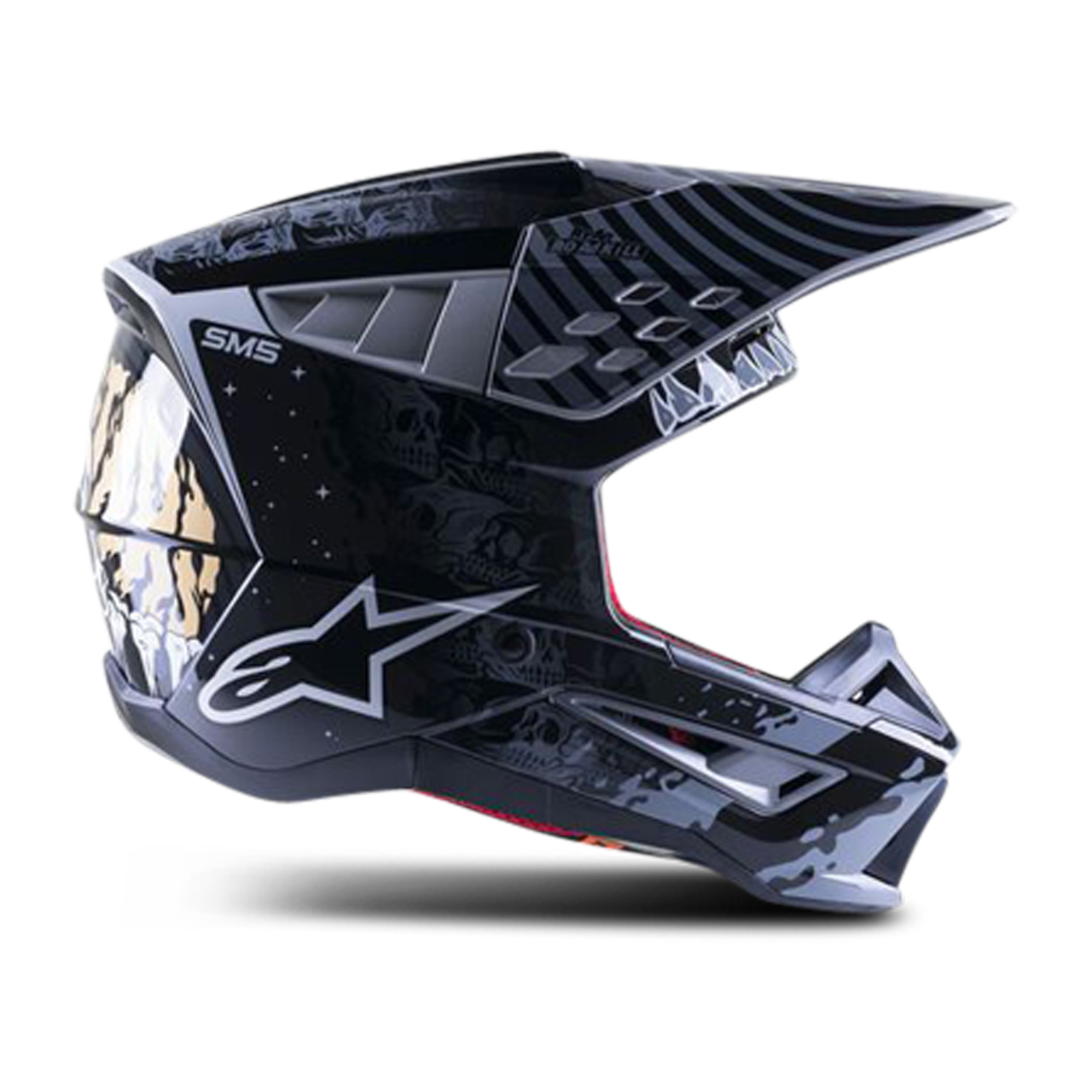 Casco de Cross Alpinestars SM5 Solar Flare ECE