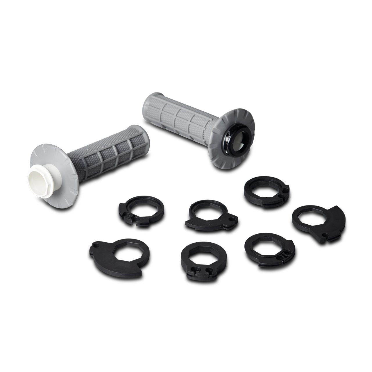 ODI Griffe Half Waffle V2 Lock-On Soft, Verschraubt, Weiß