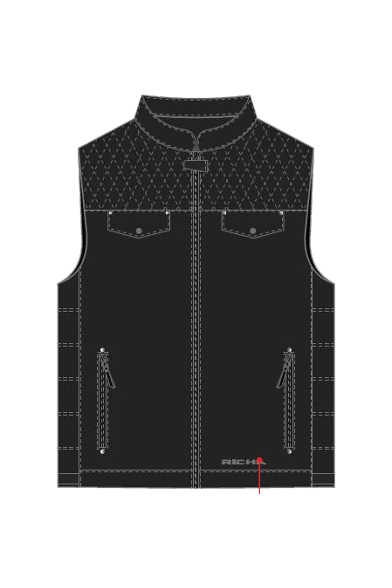 Richa Dusk Gilet MC Vest