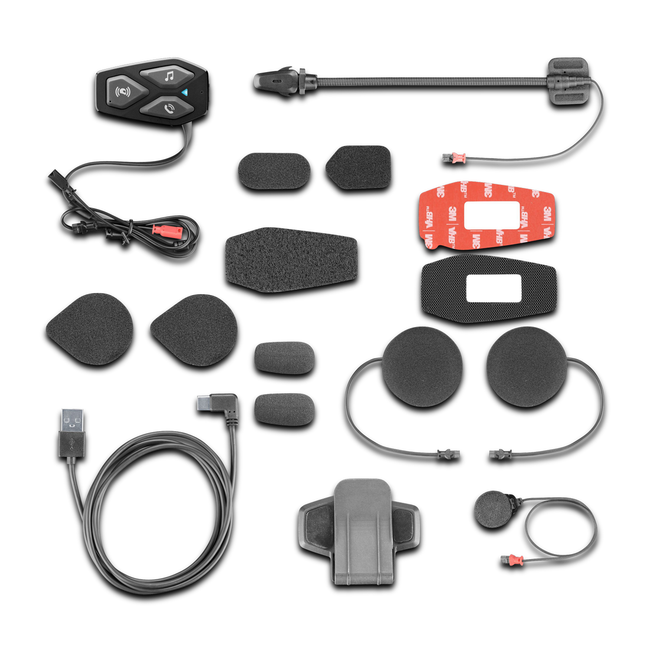 Interphone U-Com 3 Intercom System Black