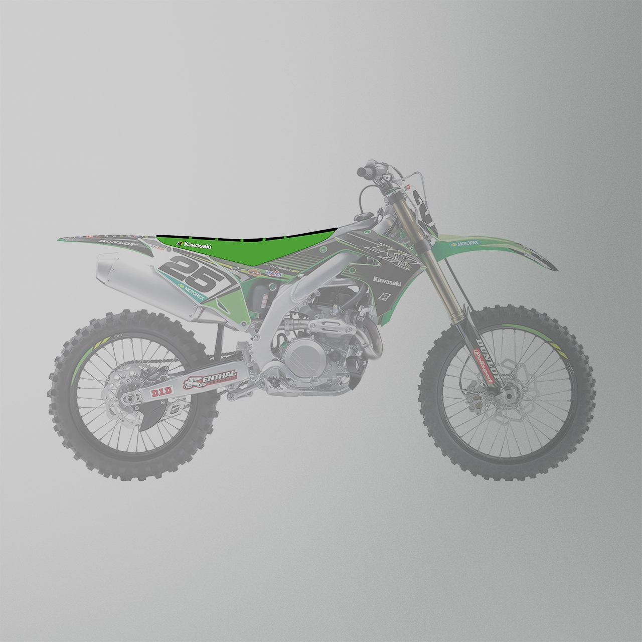 Blackbird Zebra Seat Cover Green-Black