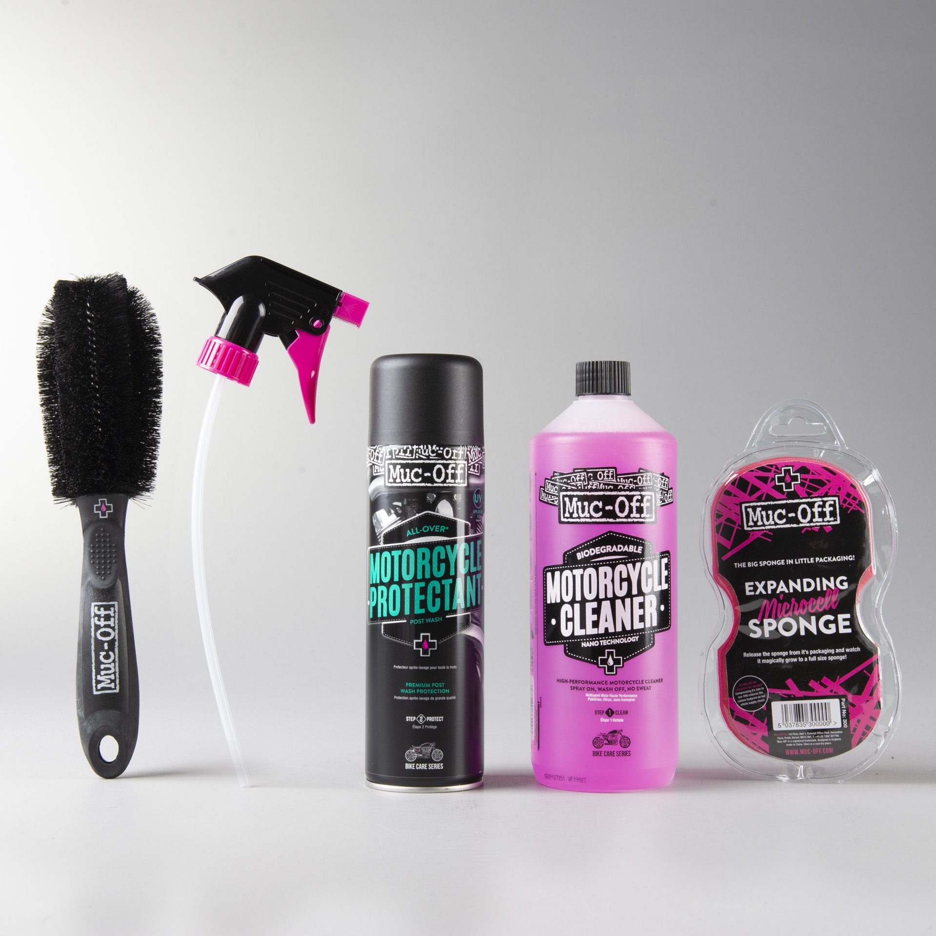 Motorfietsverzorgingkit Muc-Off Essentials