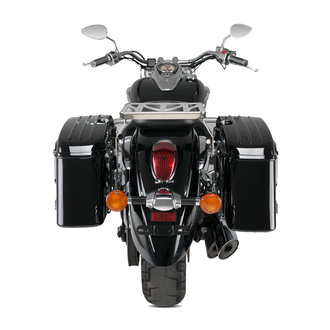 CustomAcces CL1 Sissy Bar Rack Chrome