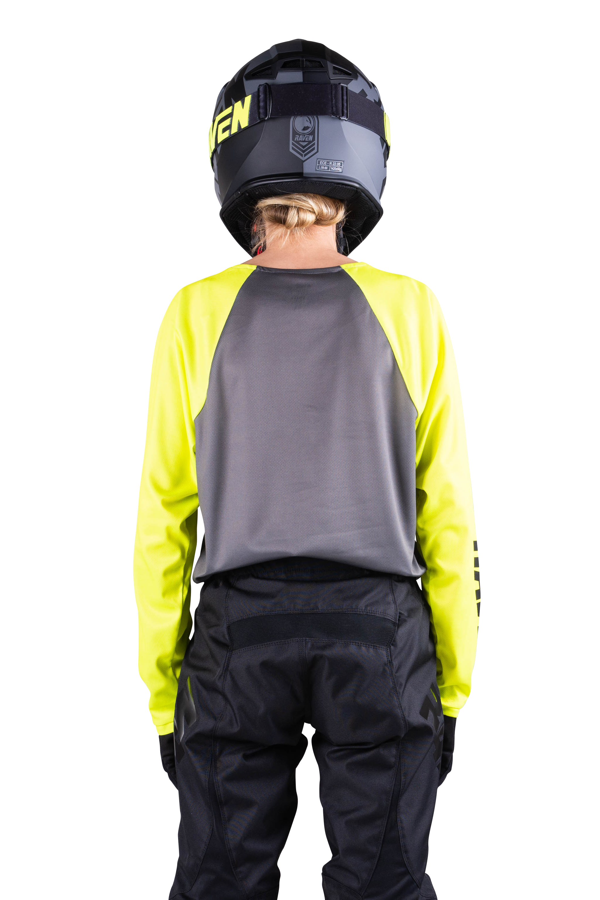 Camiseta de Cross para Niño Raven Rival