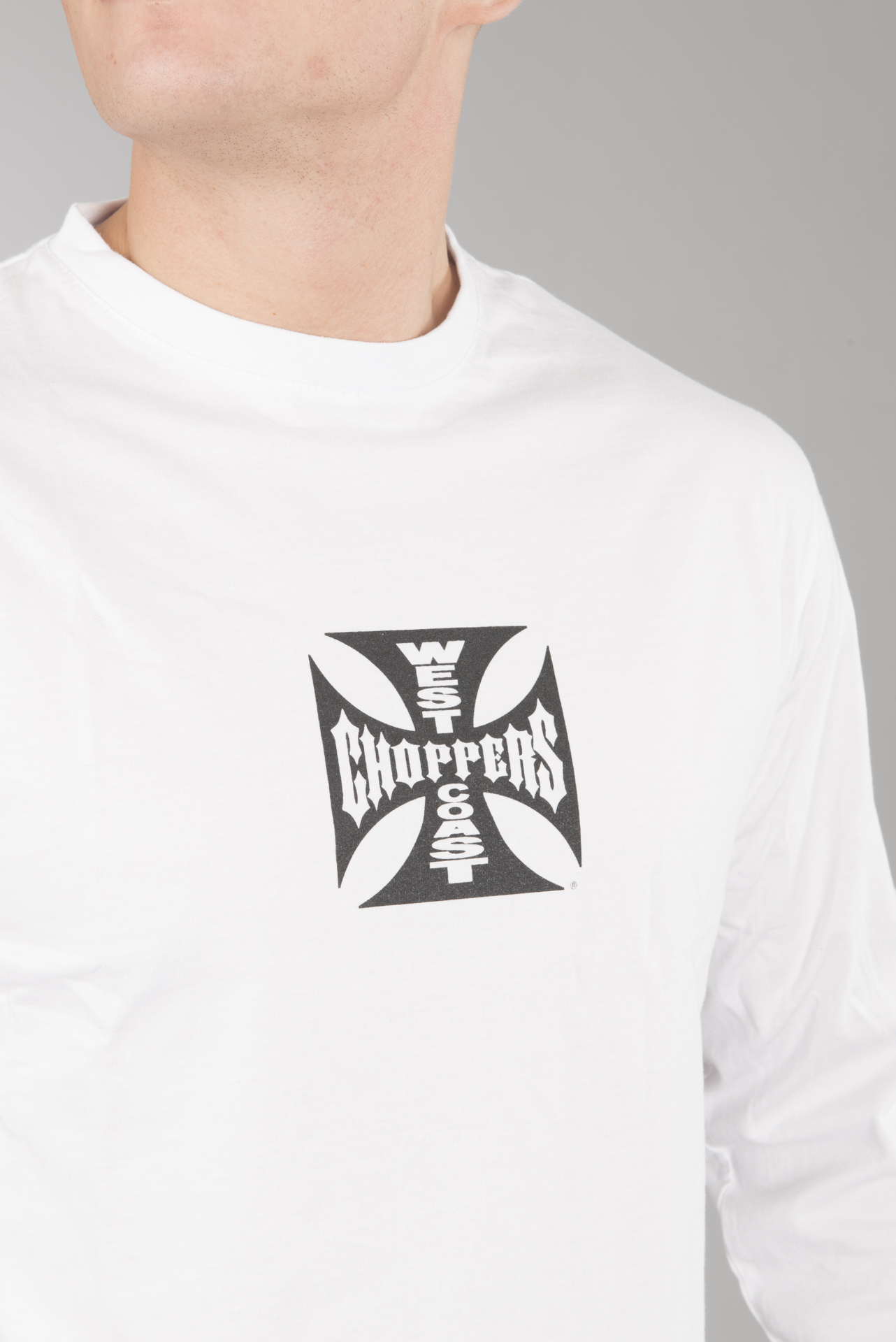 West Coast Choppers OG Cross T-Shirt Long Sleeve | 24MX