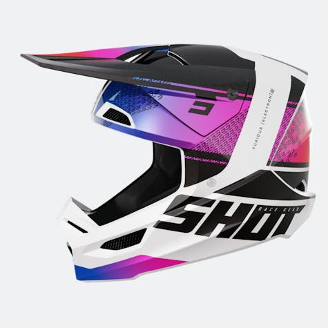 Purple motocross helmet shop