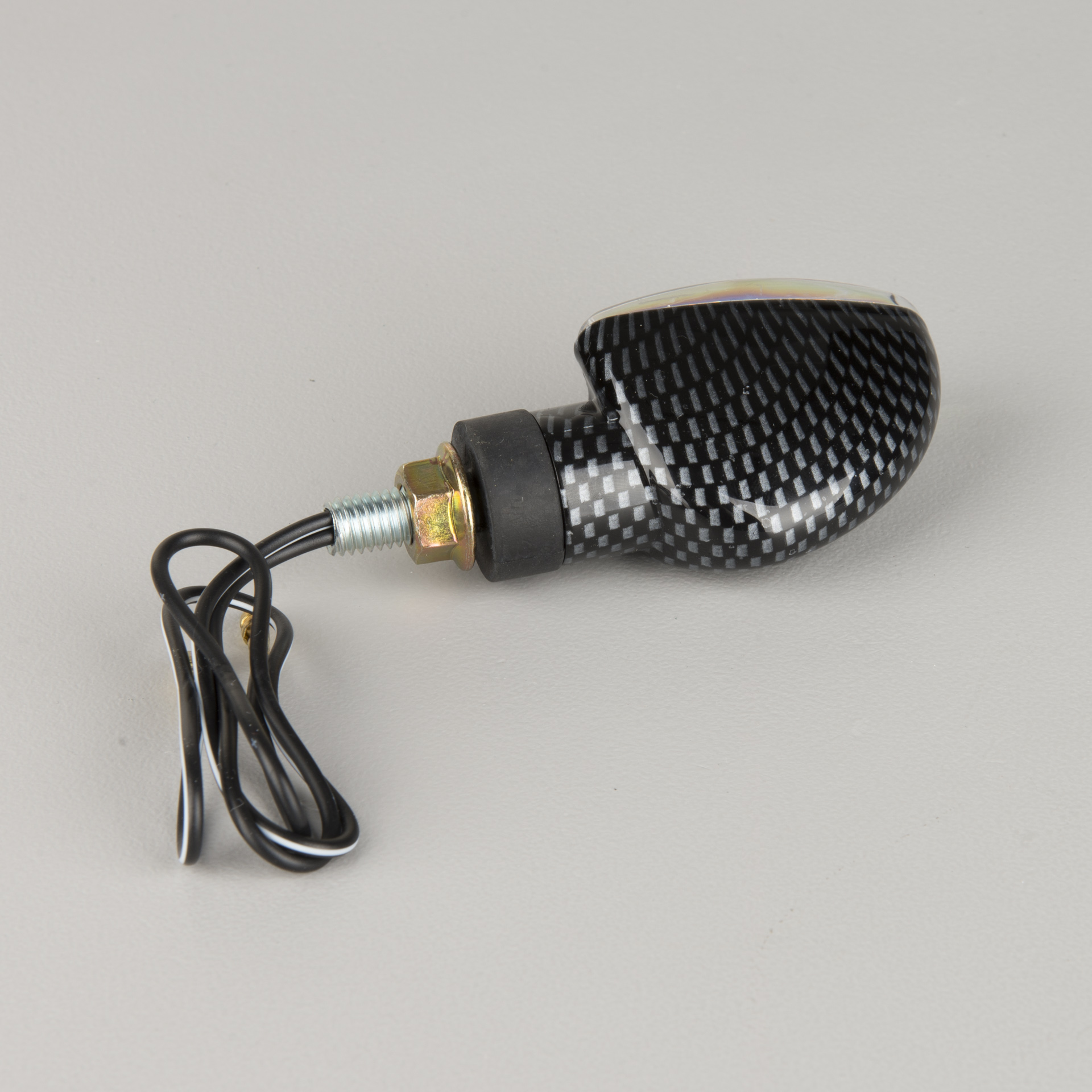 Booster M-3 Mini Indicators Carbon Clear Glass