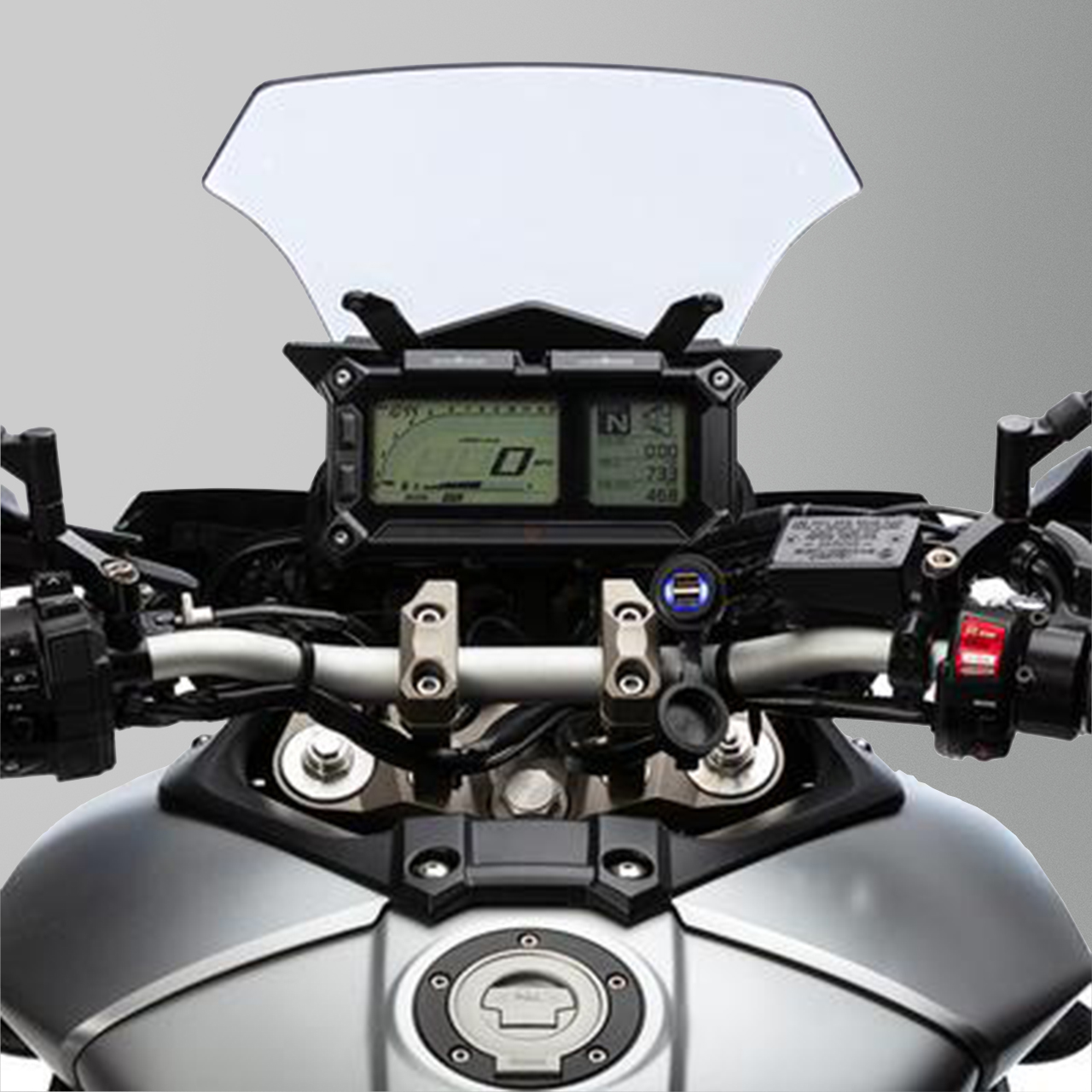 Ultimateaddons Handlebar Charger Mount 5V Dual USB Charger