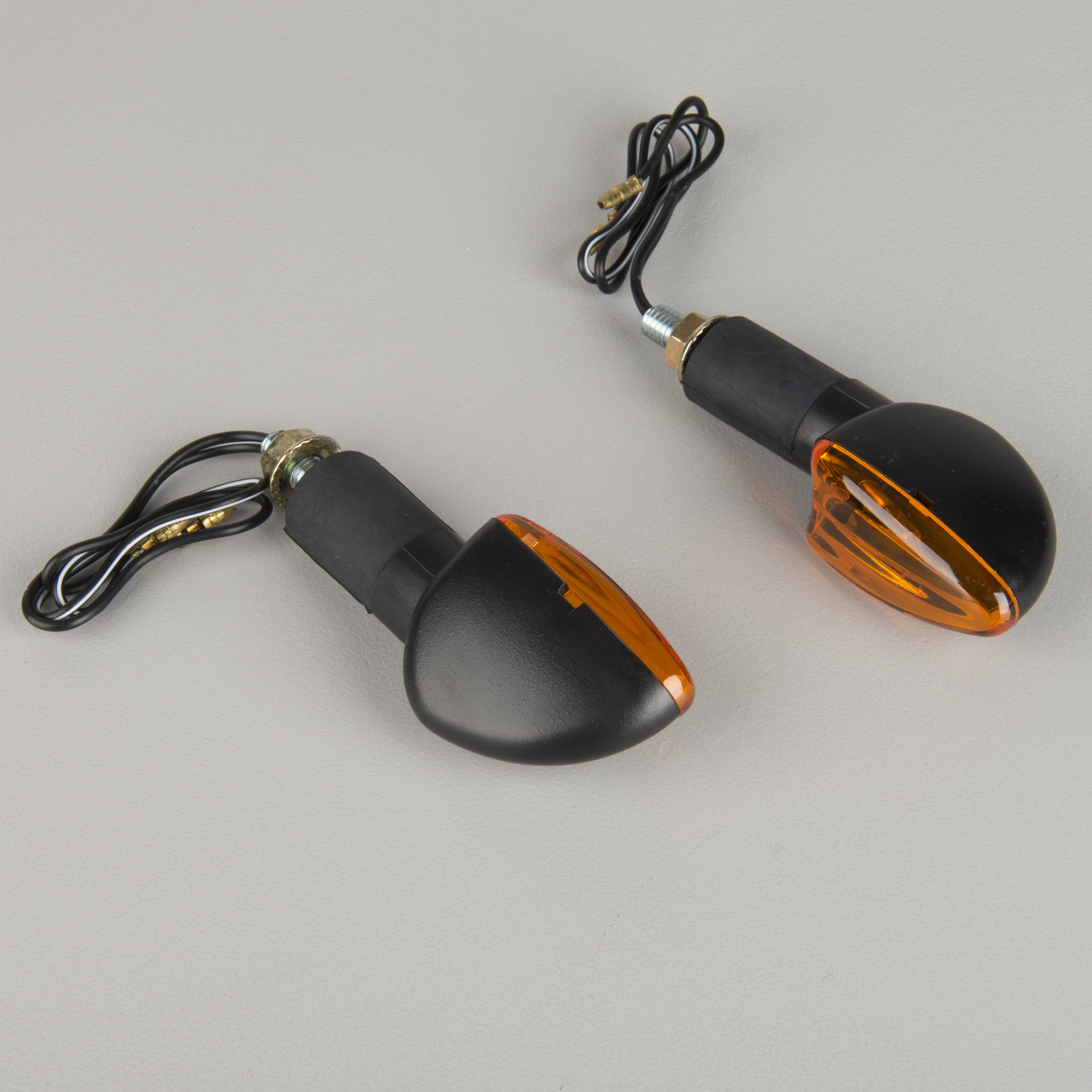 Booster M-3 Long Mini Indicators Black Orange