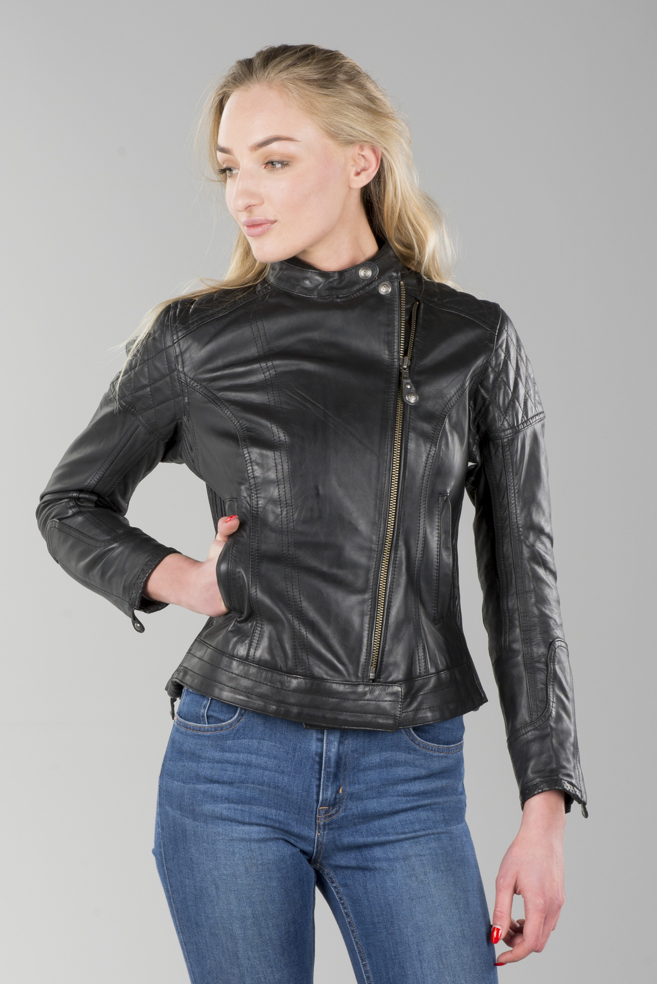 leren blazer dames
