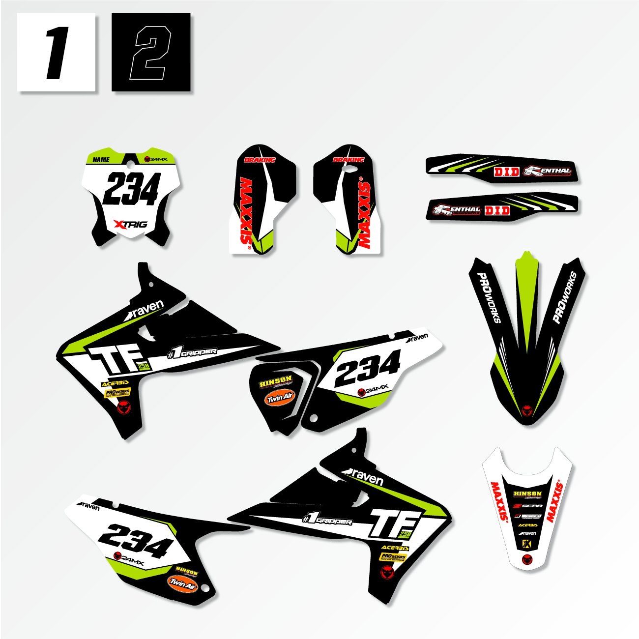24MX Triumph FCT Decal Kit