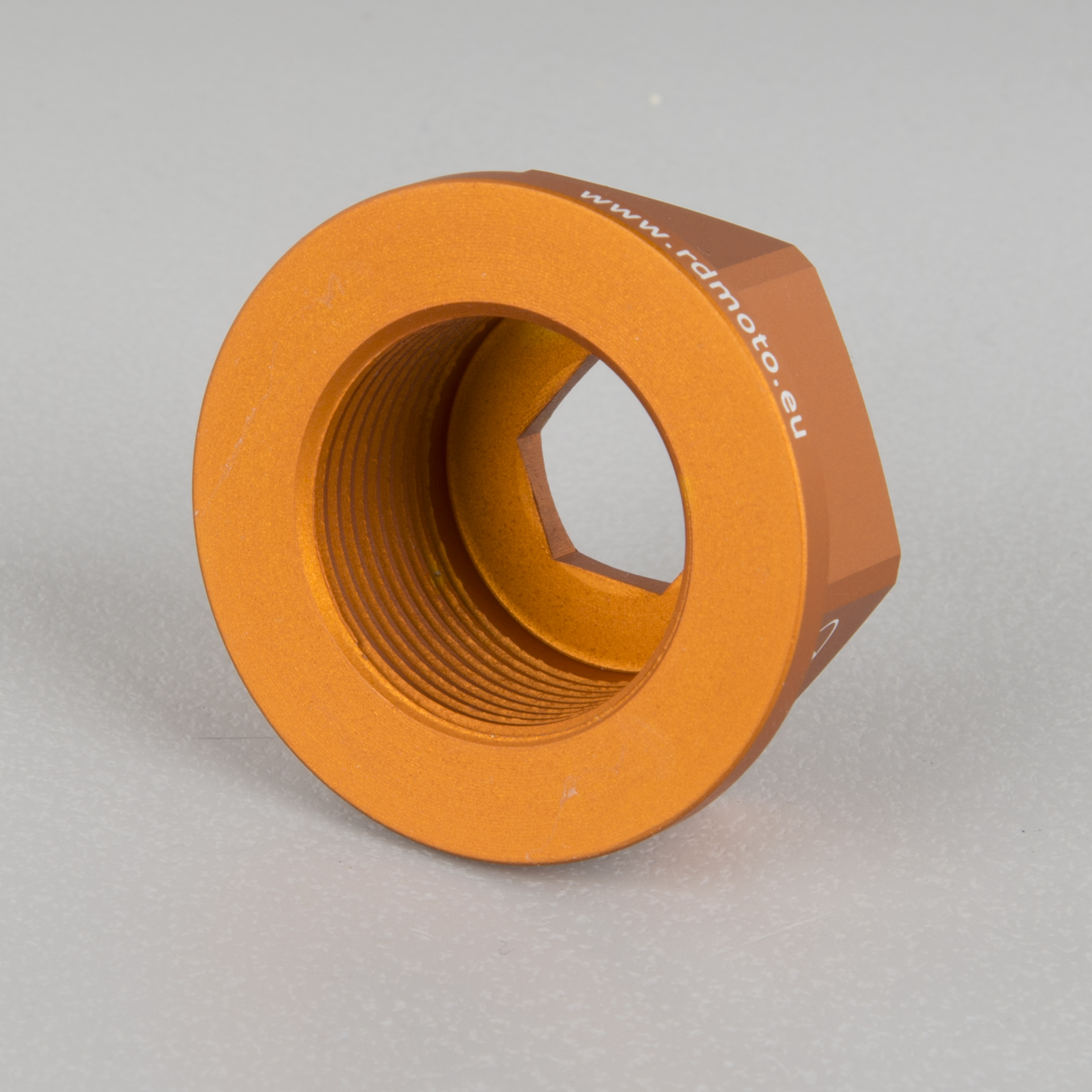 RDMOTO Steering Stem Nut Orange