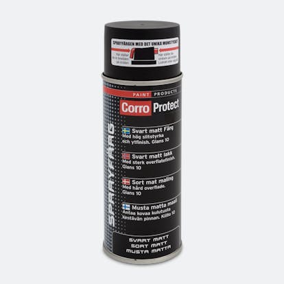 Bombe de Peinture CorroProtect Noir Mat 400ml - 21% de réduction