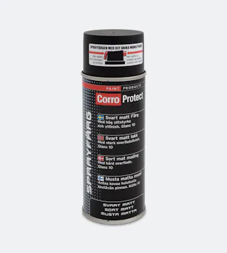 Purškiami Dažai CorroProtect Matiniai Juodi 400 ml