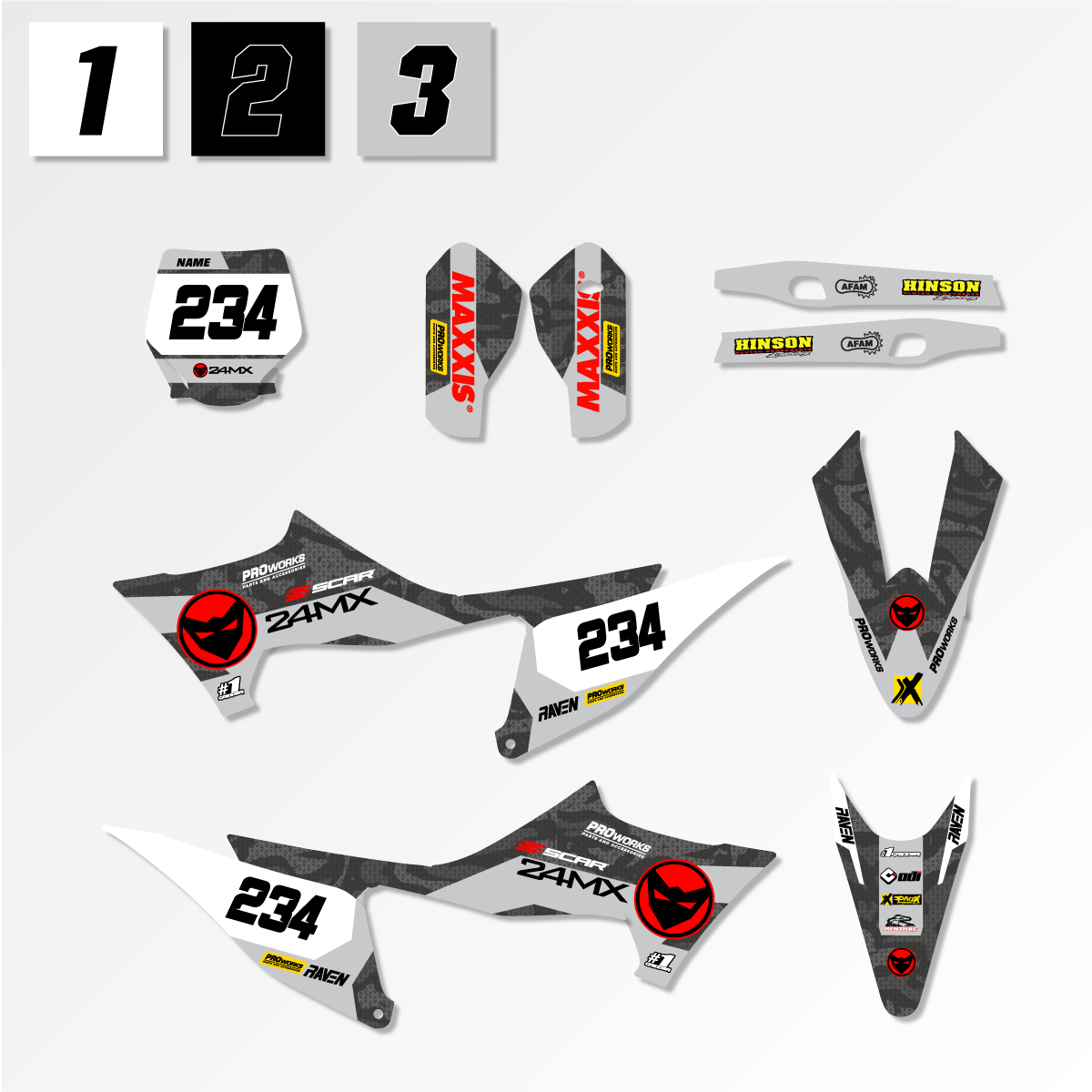 Stark GrCam Decal Kit