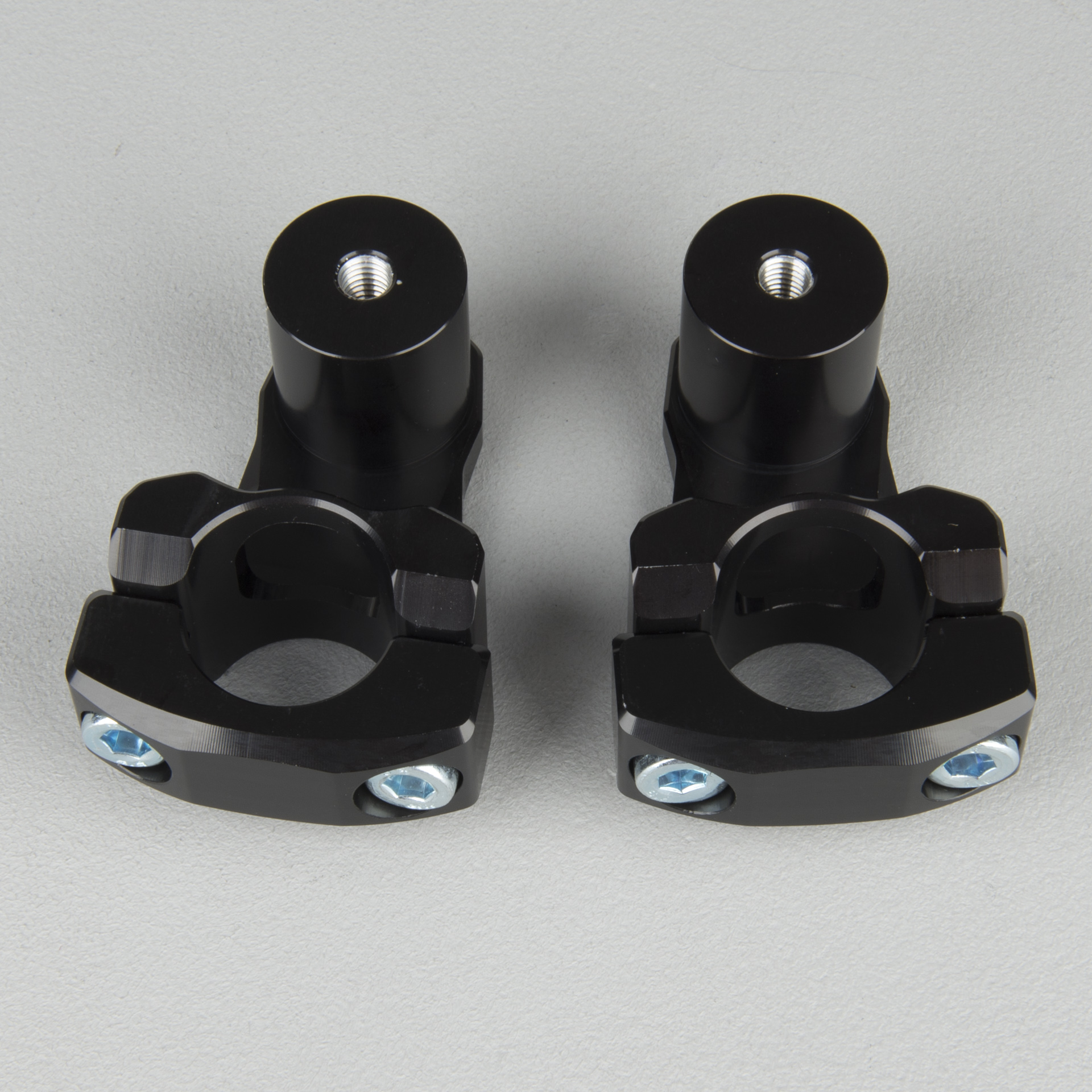 Ohjaustangon Korokepalat ROX Pivoting Riser 2" Musta