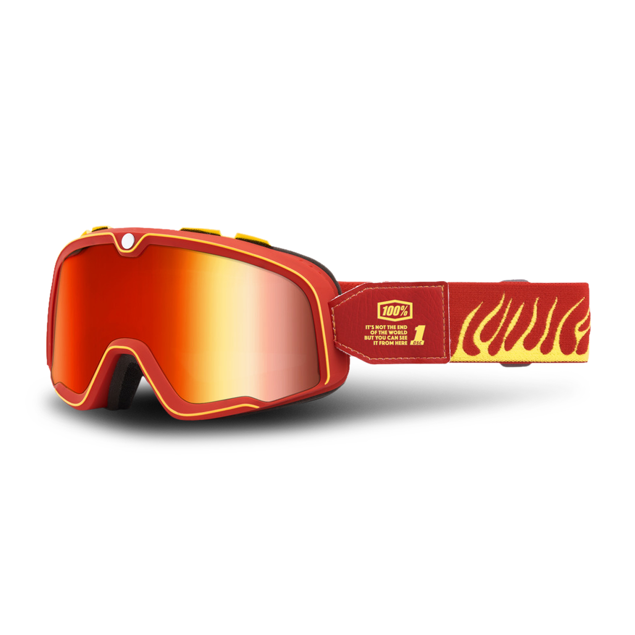 100% Barstow MX Goggles Lens Death Spray - Mirror Red - Buy now, get 30%  off | XLMOTO