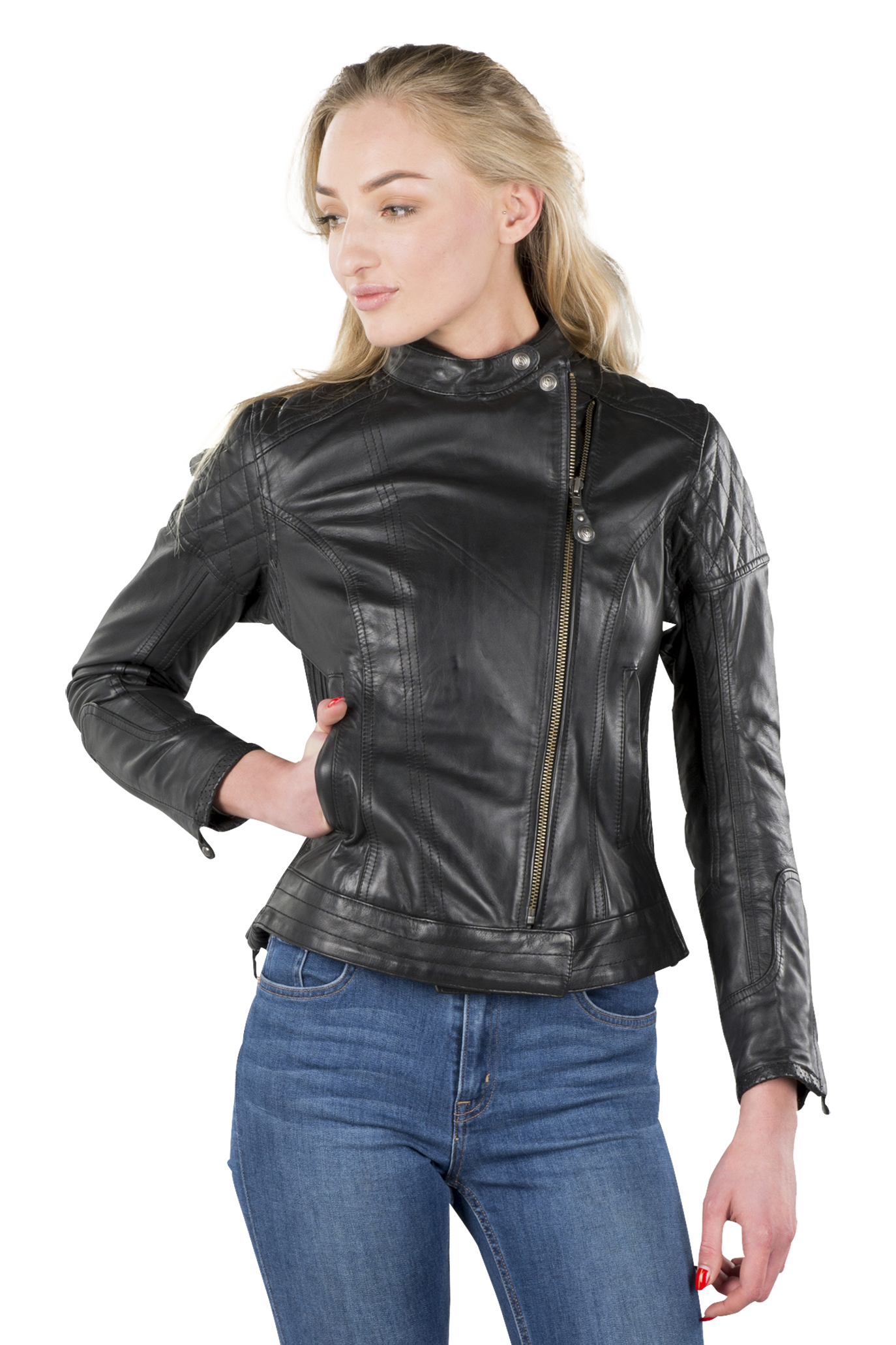 Leren Jas Dames Roland Sands Riot