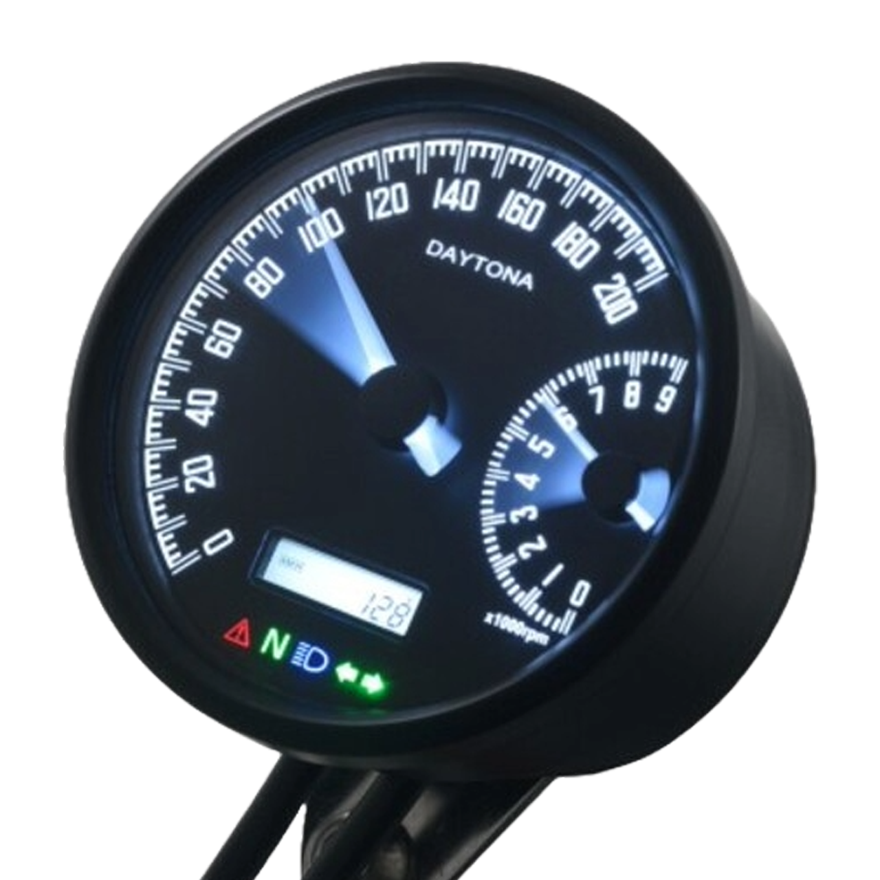 Daytona Velona W - Analogue Speedo & Tachometer Multifunctional