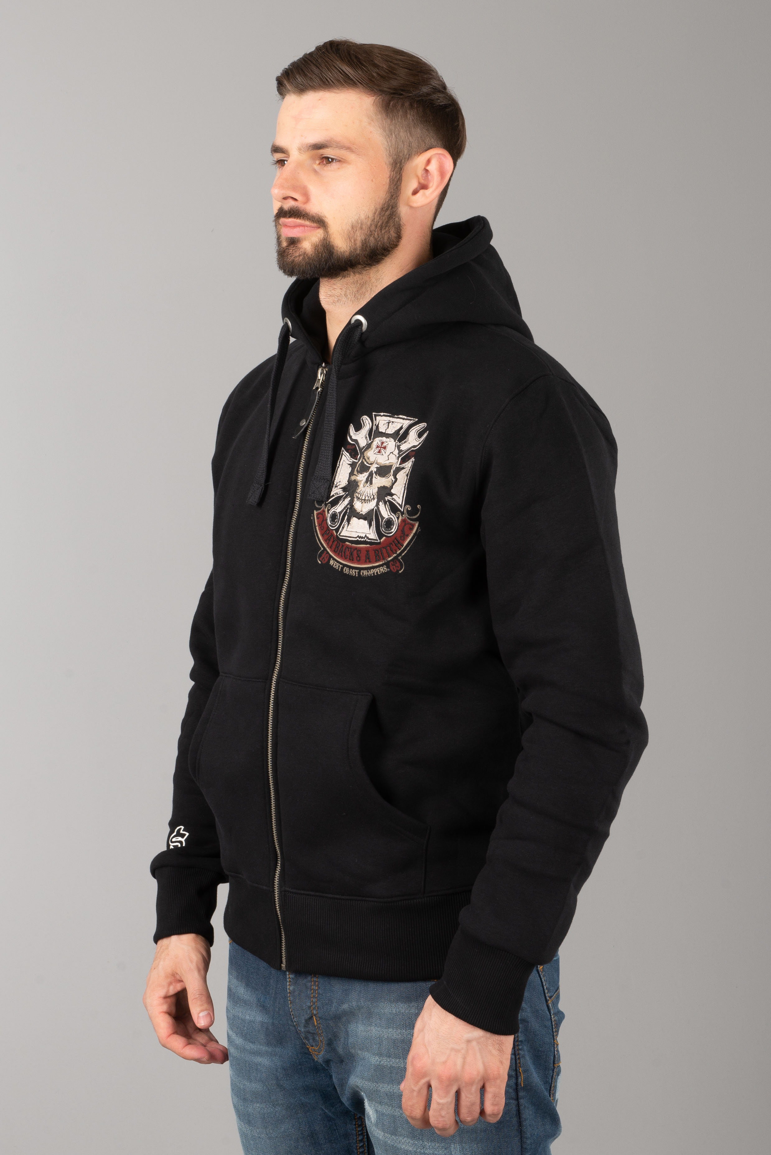 West Coast Choppers Mechanic Zip Hoodie | 24MX