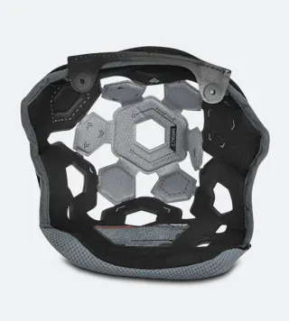 Forro de Capacete MX FLY Racing Formula Juvenil Preto-Cinza