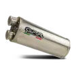 Slip-On Uitlaat G.P.R Dual Inox Catalyzed