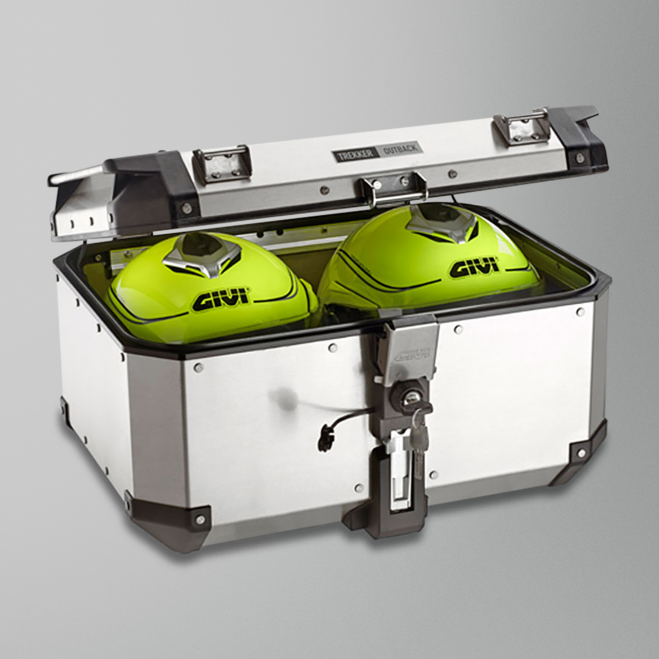 givi aluminum top box