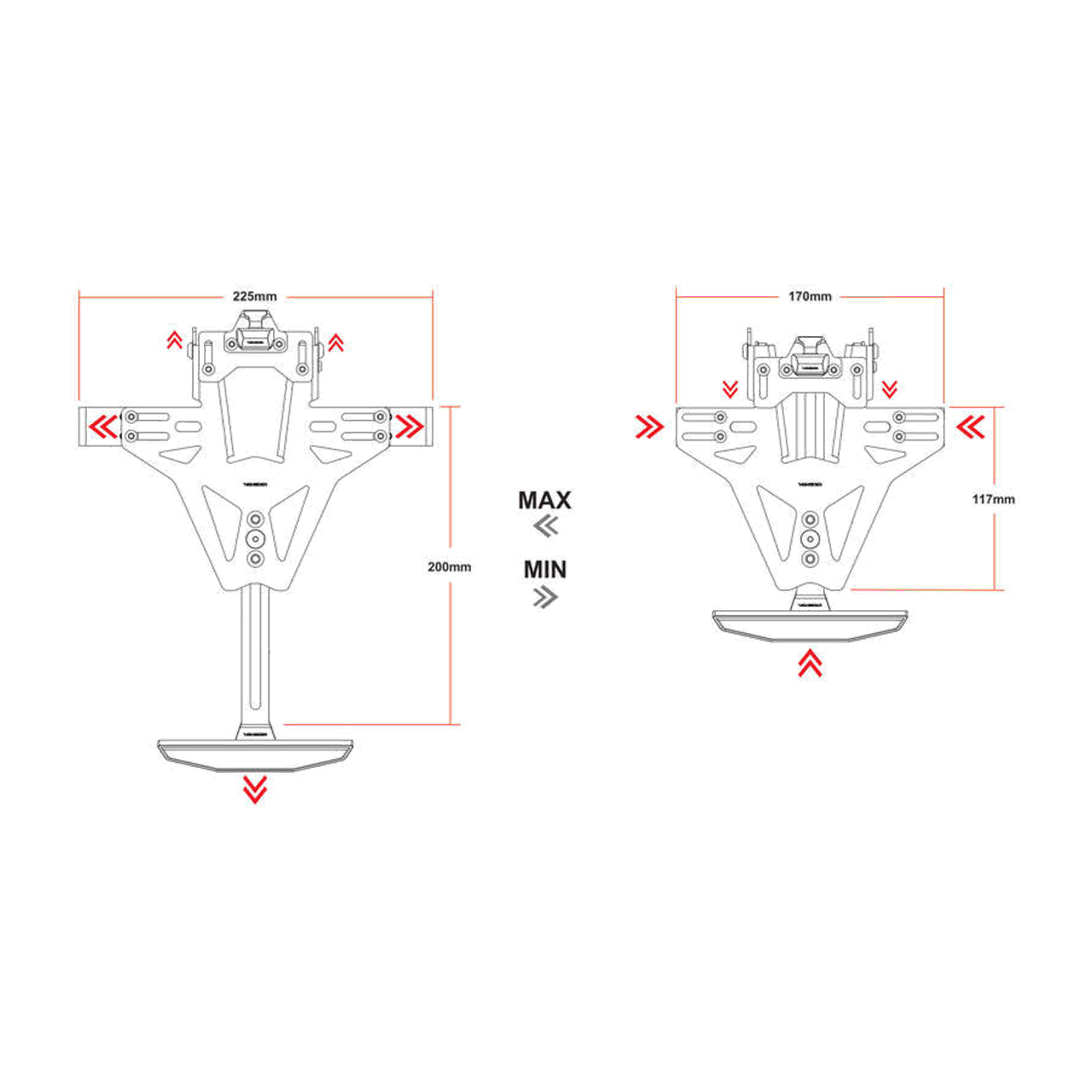 Highsider Tail Tidy Akron-RS PRO