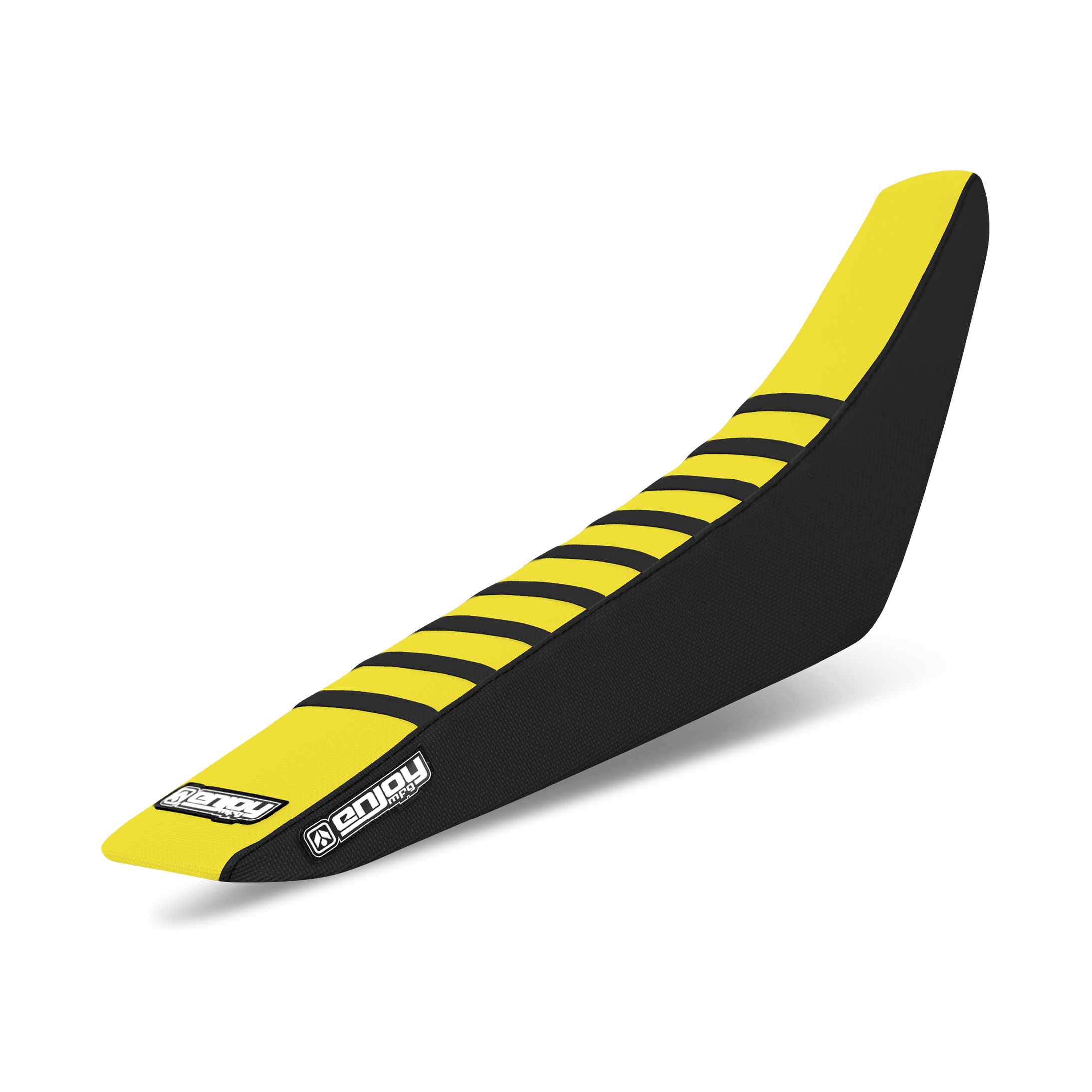 Funda de Asiento Enjoy Ribbed Negro-Amarillo