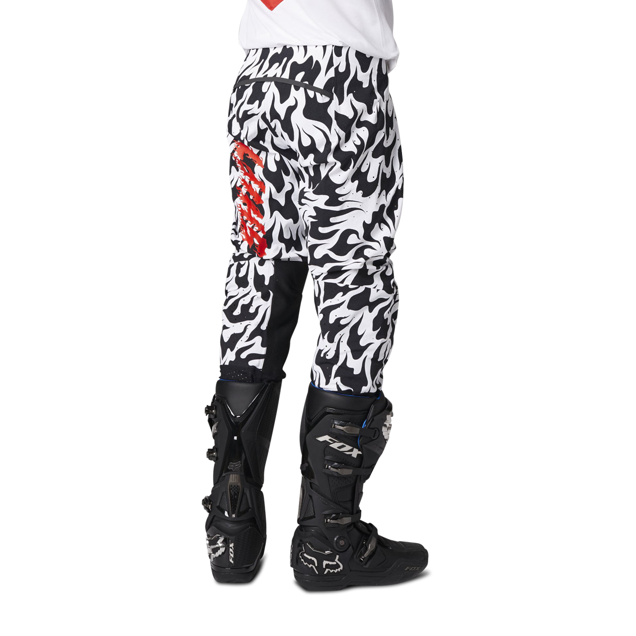 Shift Blue Label Flame MX Trousers