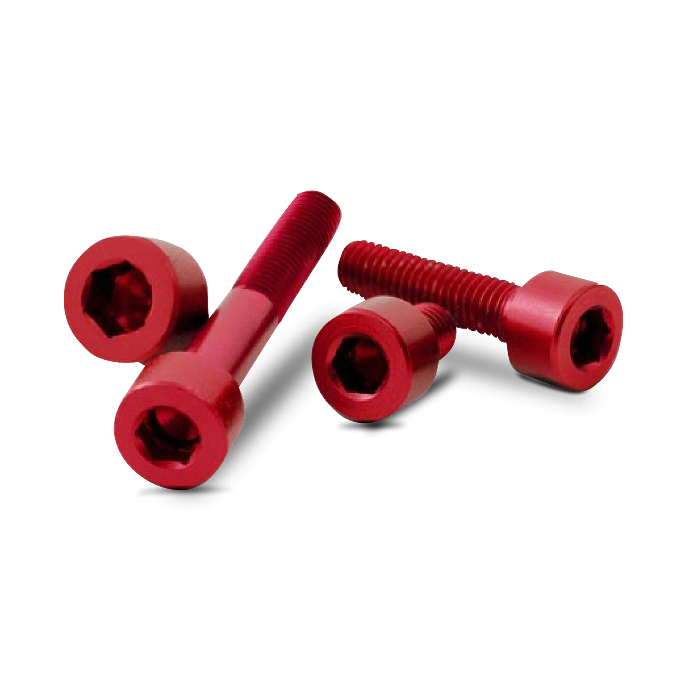 Tornillos con Cabeza Hexagonal Valter Moto M4 Rojos