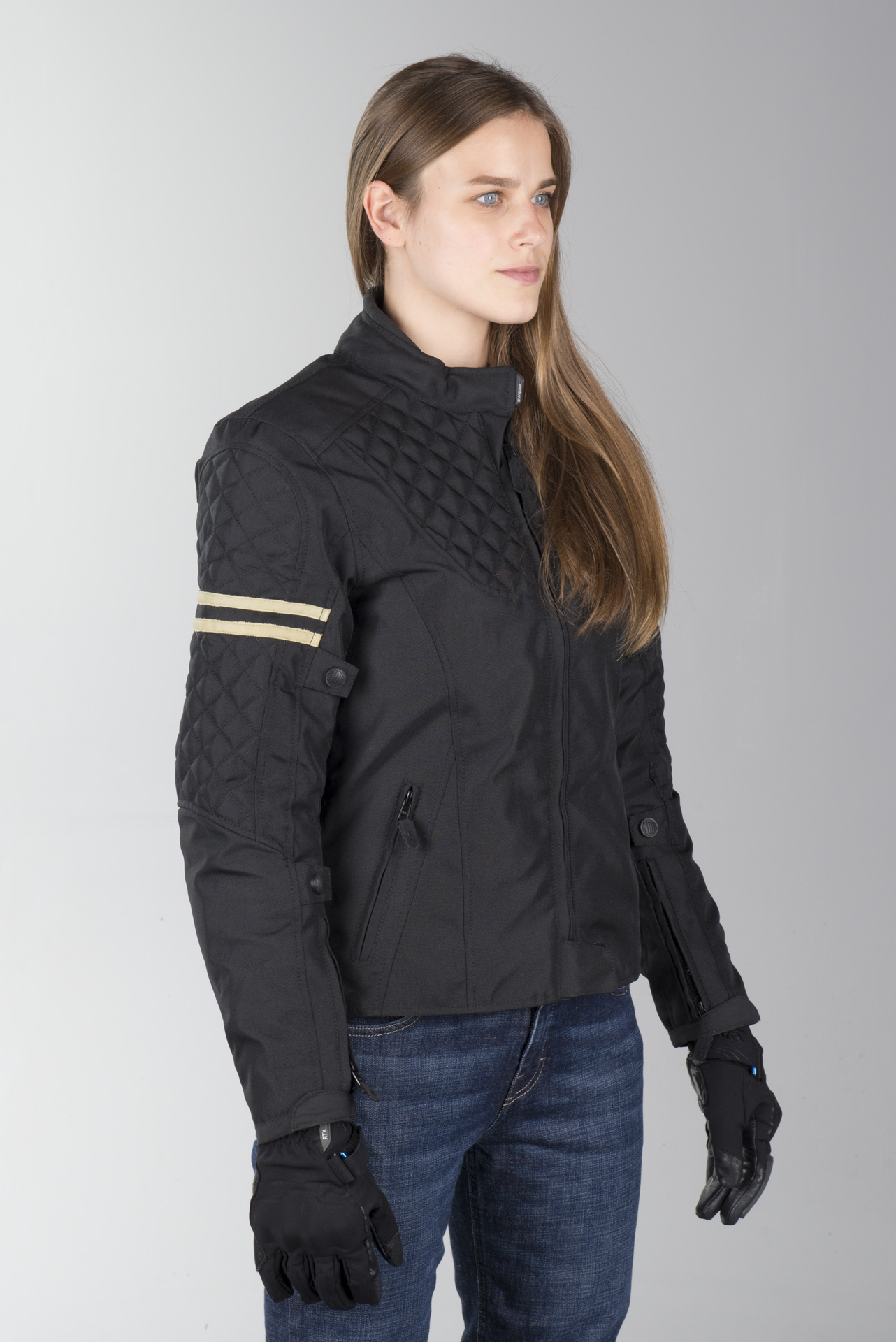 Sweep Amelia MC Jacka Dam Svart Beige Sweep Amelia MC Jacka Dam Svart Beige