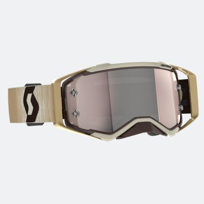 Gafas Moto de Nieve Scott Prospect Beige-Marrón-Plateado Cromado - Ahora  con un 15% de descuento