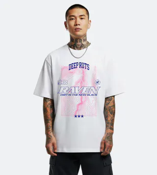 T-Shirt Raven Terreno Oversize