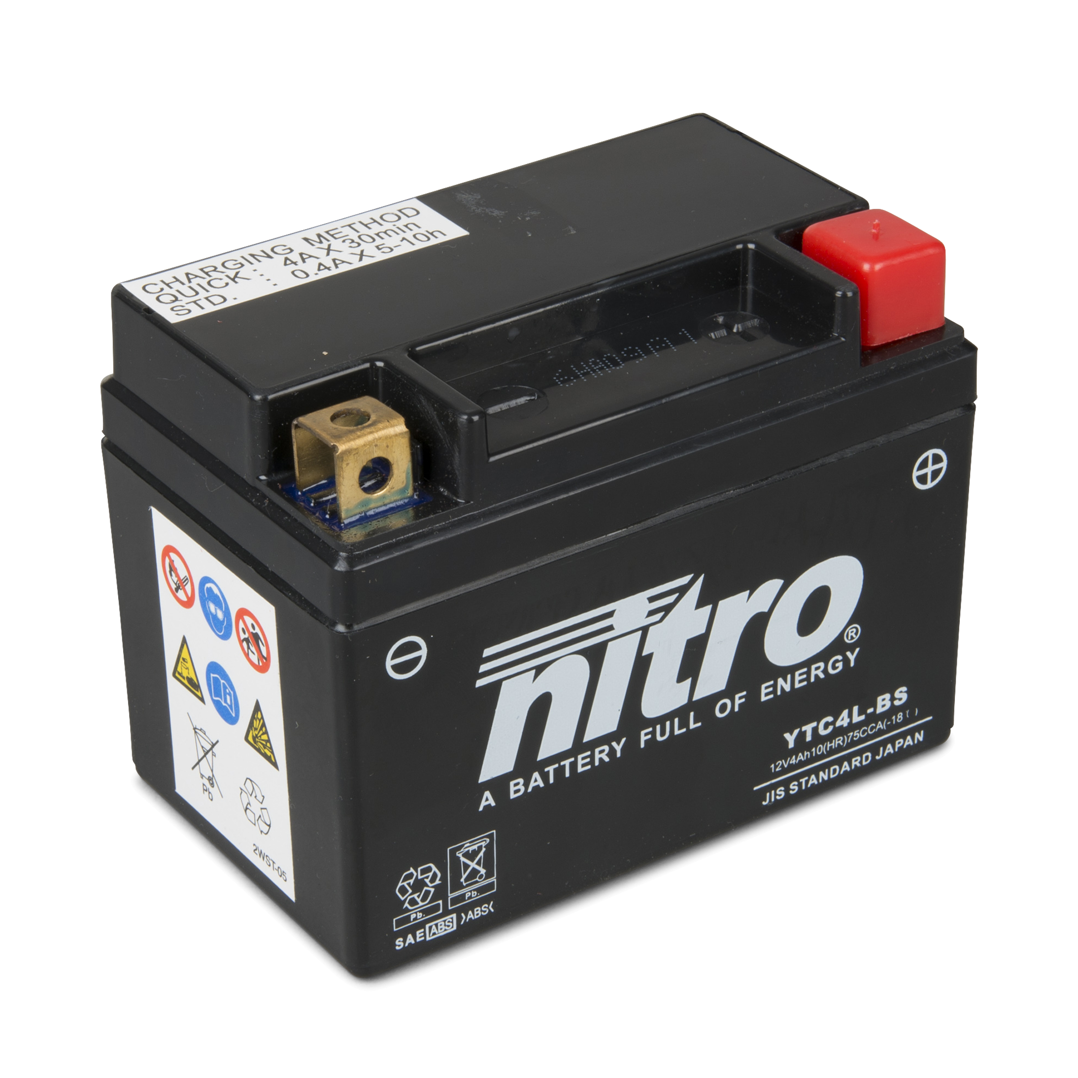 solo pouch fjende MC-Batteri Nitro AGM Gel - Nu 4% Rabat | XLMOTO