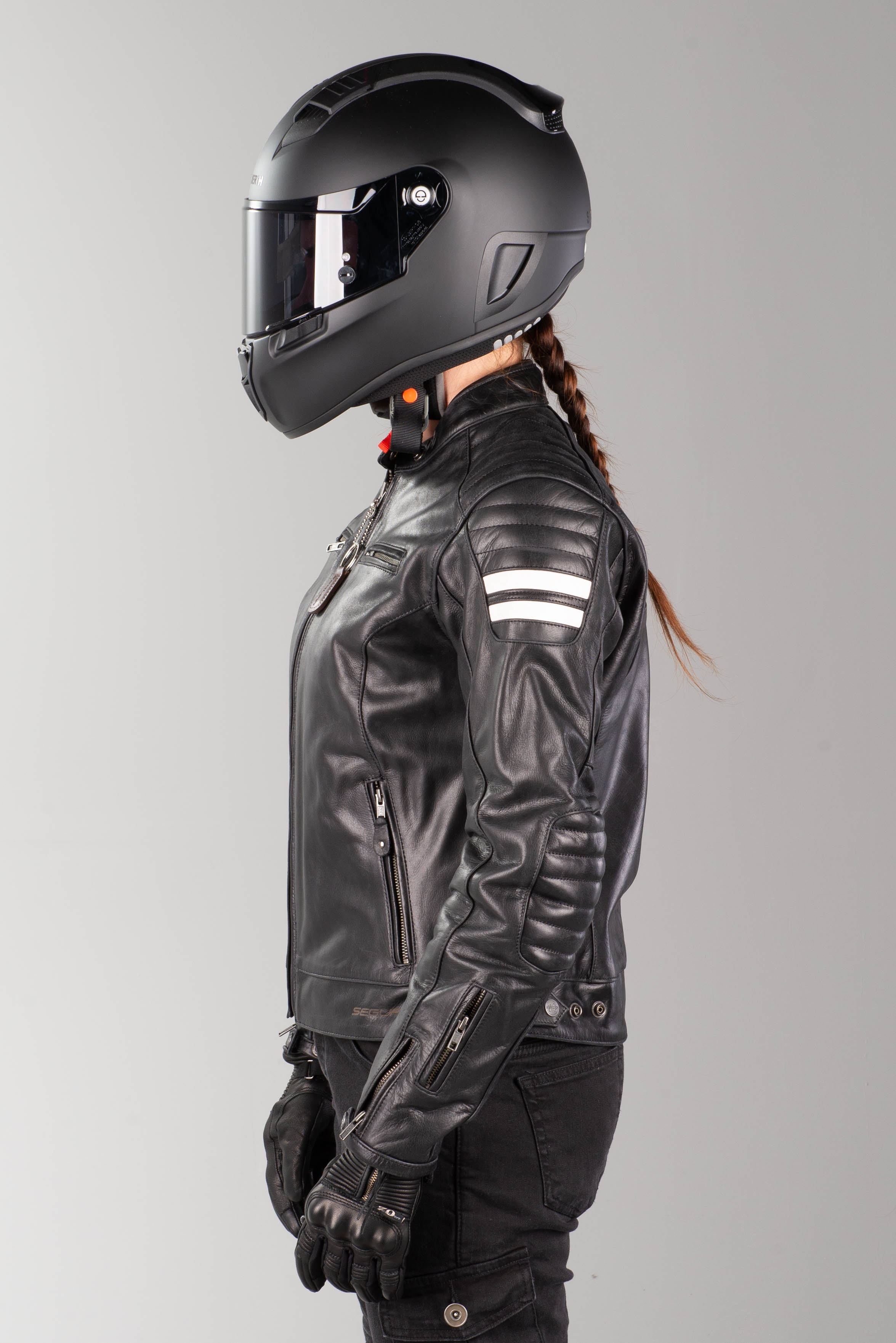 Chaqueta de Moto Segura Stripe Mujer