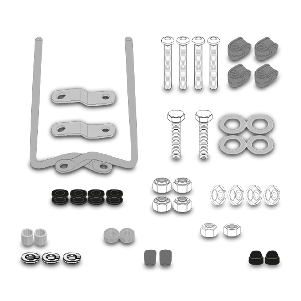 Kit Di Montaggio Givi Per Parabrezza Per Scooter Delight 125