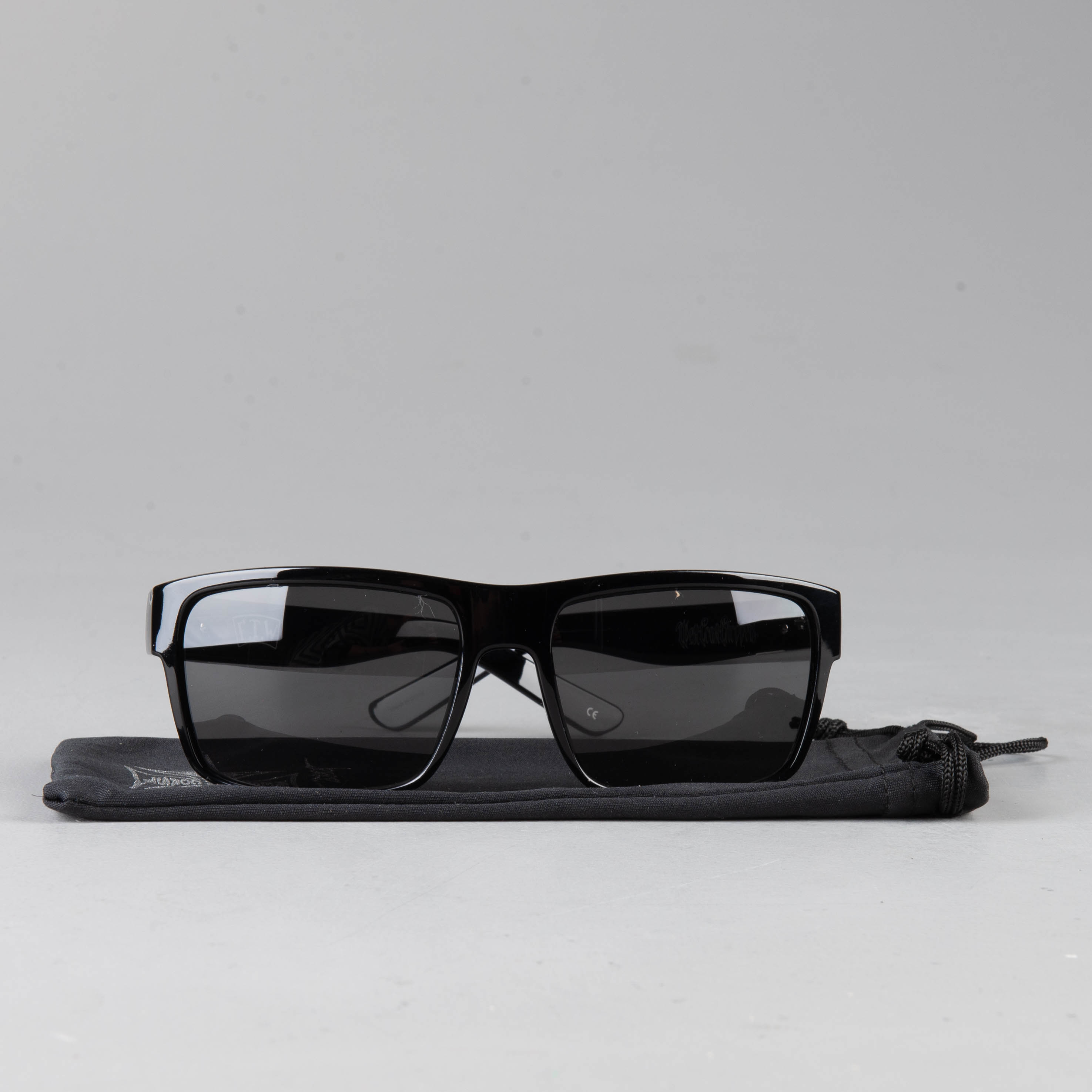 West Coast Choppers WTF Shiny Sunglasses BlackSmoked Price Match