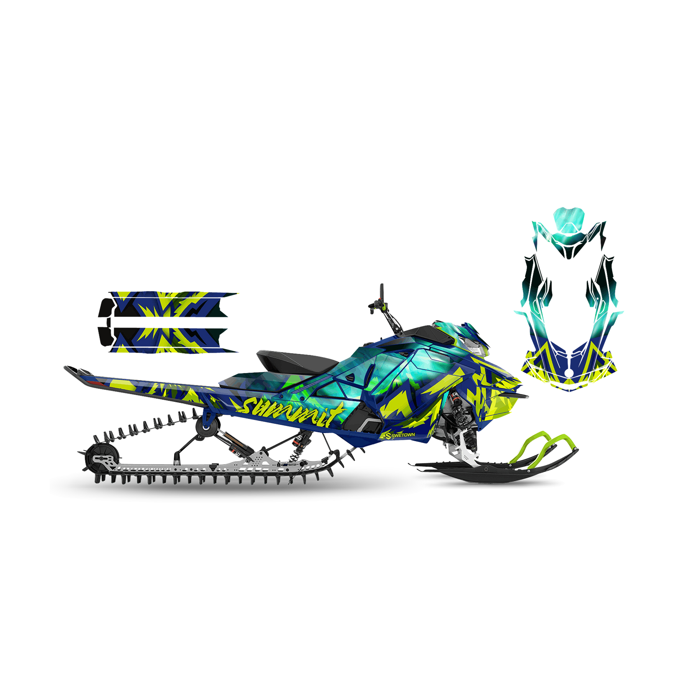 Tarrasarja SweTown Auris-Dark-Sininen-Lime
