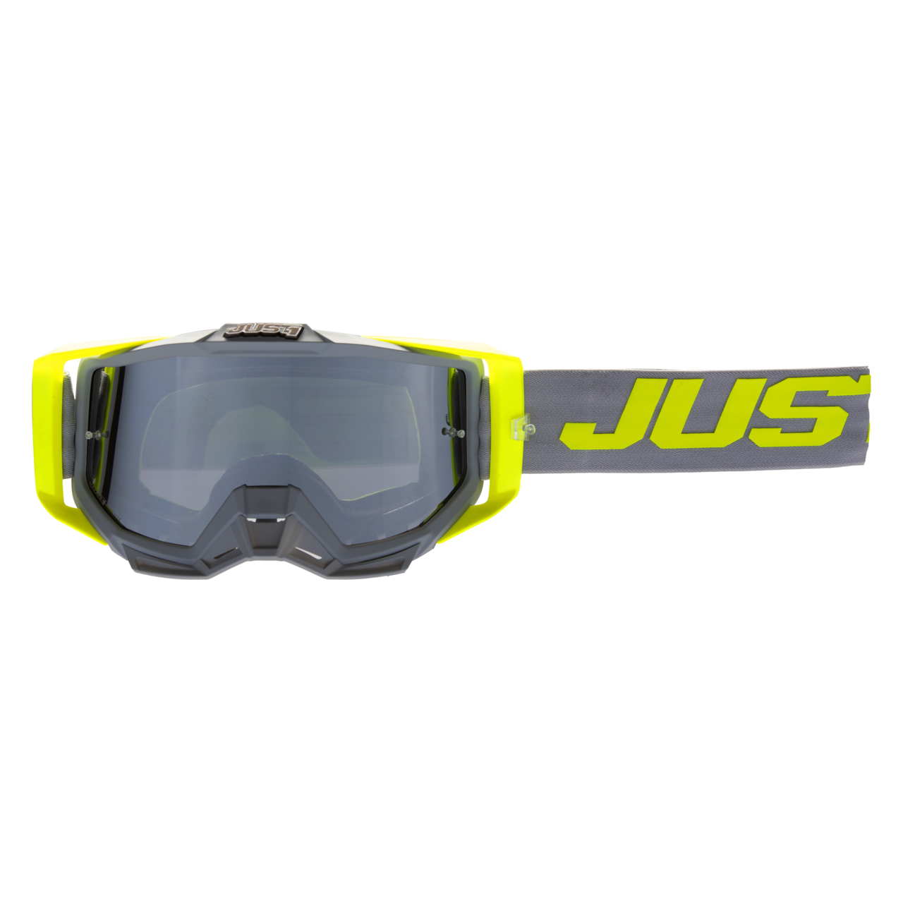 Just1 Iris 2.0 MX Goggles Logo Mirror Silver Lens