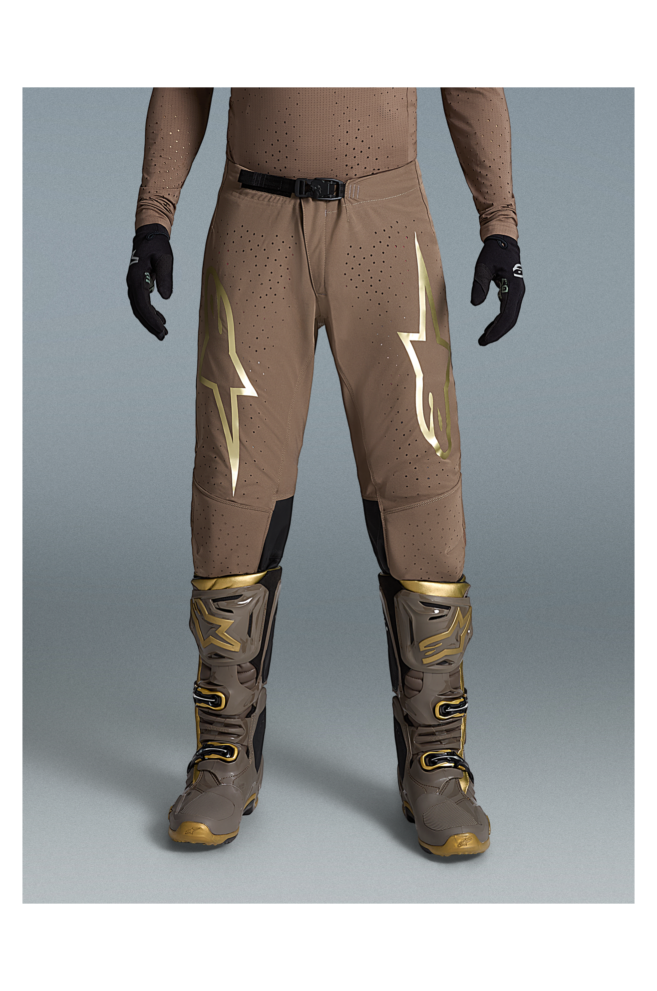 Crossbroek Alpinestars Limited Edition Supertech Air Goud