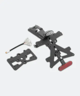 Kit de Soporte para Placa de Matrícula Rizoma Fox