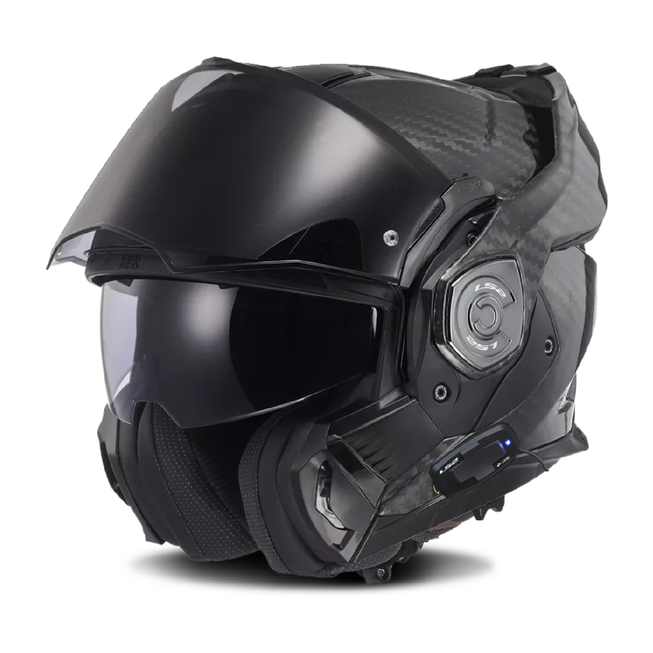 Casco Modular LS2 FF901 Advant X Solid con LS2-4X